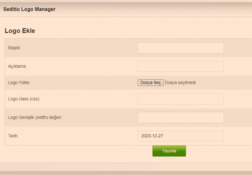 Seditio Logo Manager